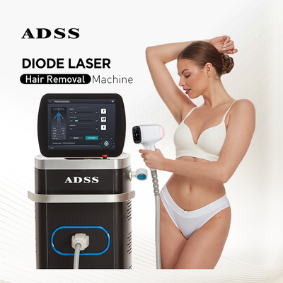 ADSS Hot Sale Laser Diode 4 Wavelengths 808nm Diode Laser Hair Removal Machine for Permanent Hair Removal by Laser