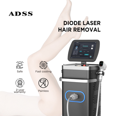 ADSS Hot Sale Laser Diode 4 Wavelengths 808nm Diode Laser Hair Removal Machine for Permanent Hair Removal by Laser