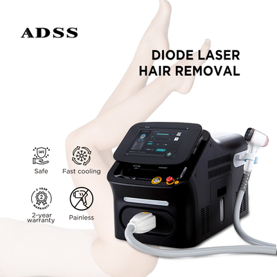 ADSS Hair Removal 808nm Diode Laser FG2000D White Switch Style Stationary Color Feature Cooling Machine Water Origin Type